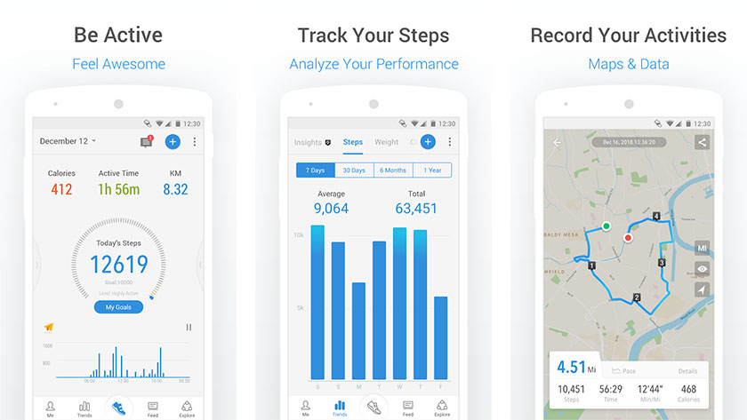 Pacer Health - best pedometer apps and step counter apps