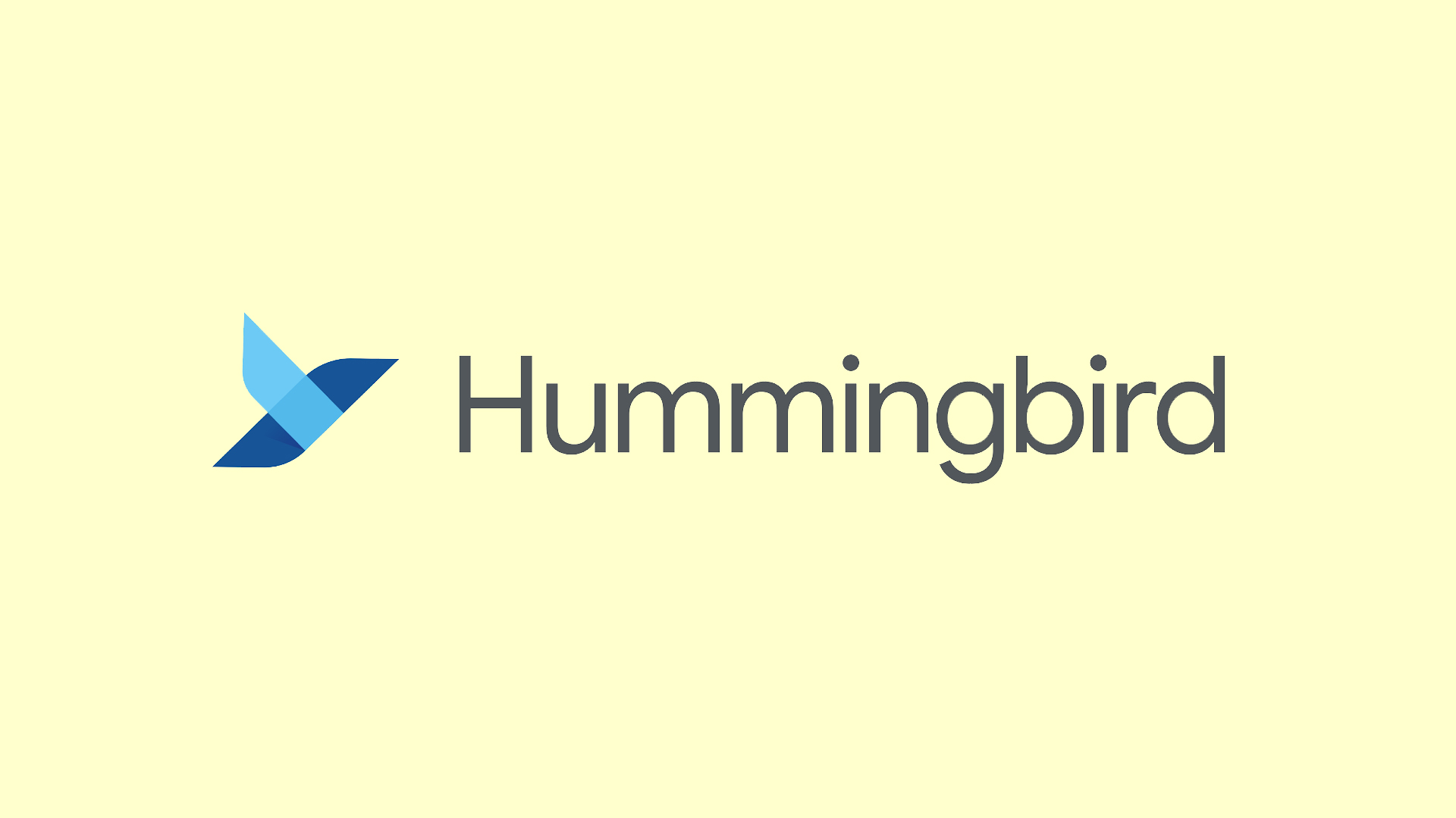 The logo of Google Hummingbird.