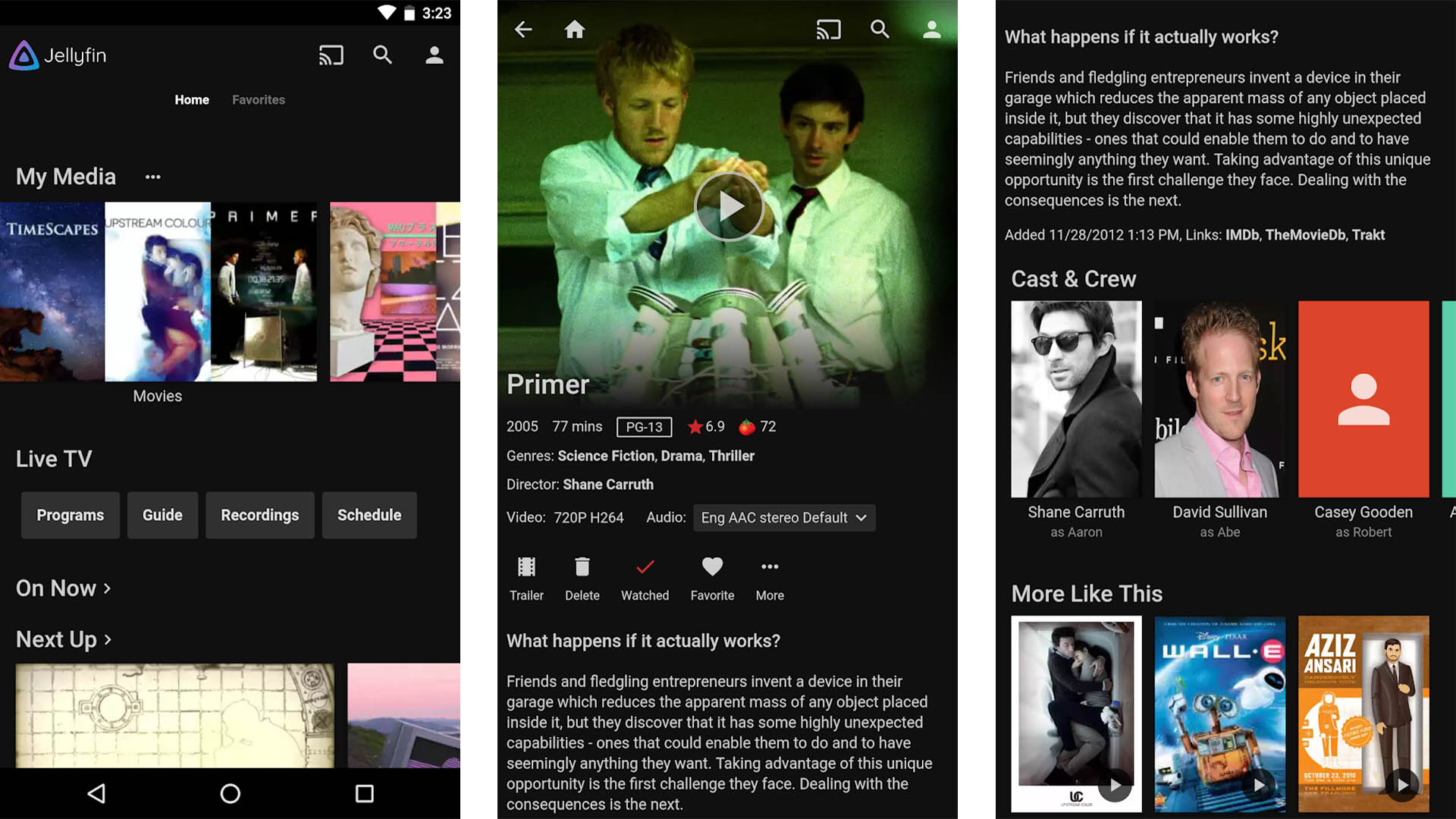 Jellyfin screenshot - best media center apps
