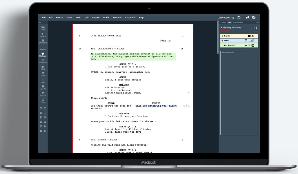 Deal: Write a screenplay like the professionals with WriterDuet
