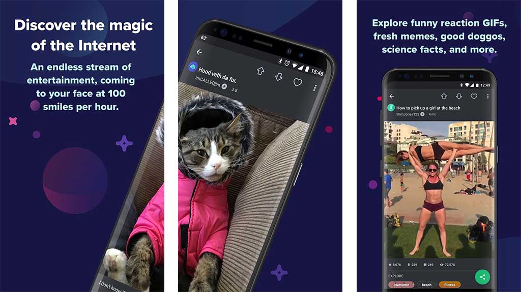 Imgur is one of the best qhd android wallpapers apps