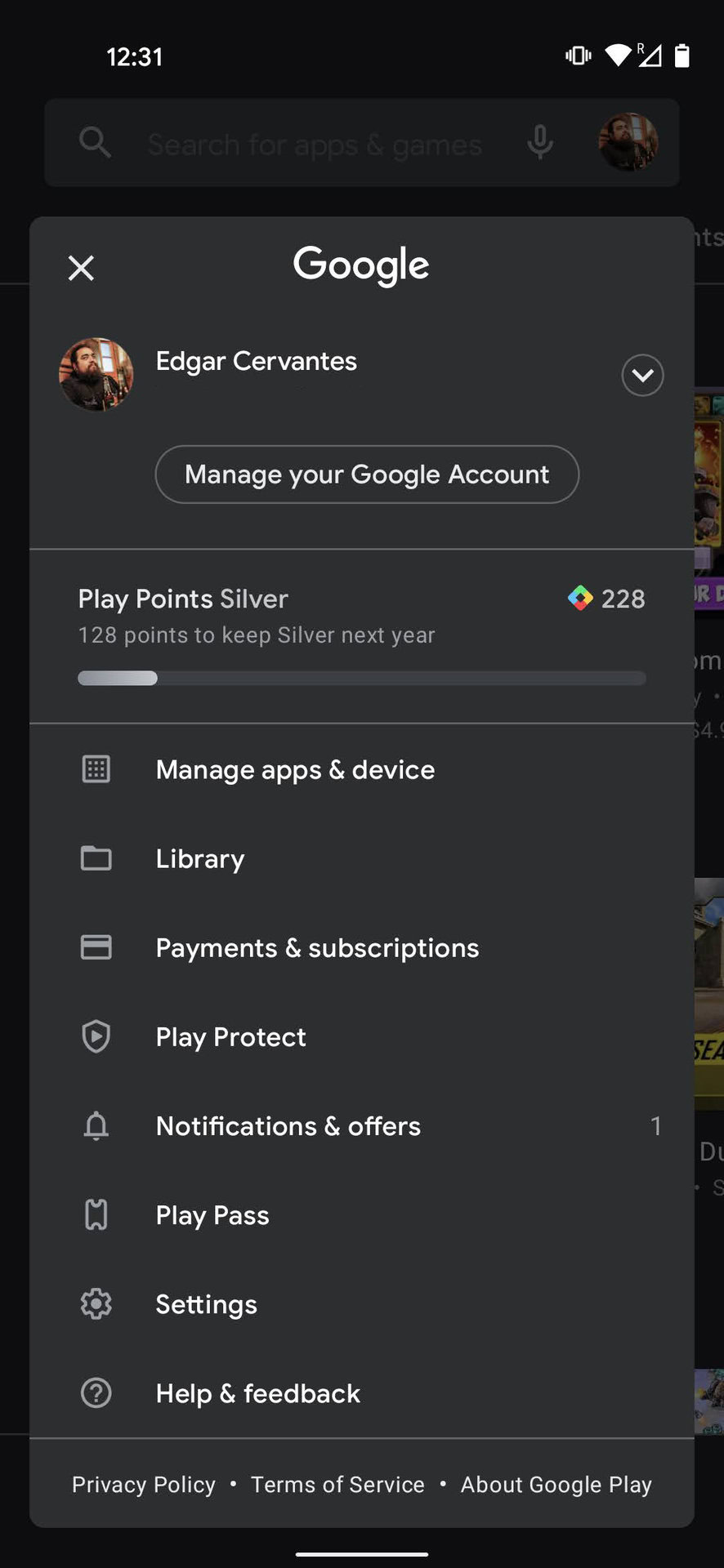 Uninstall app from Google Play Store 1
