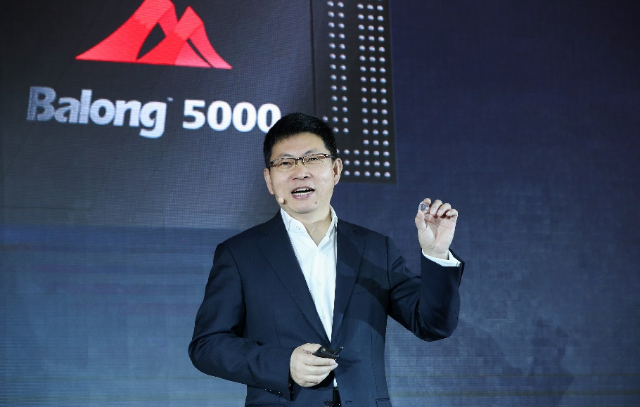 Huawei Balong 5000 multi-mode 5G modem.