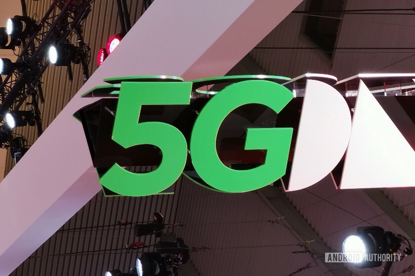 Logo 5G vert pris au MWC 2019