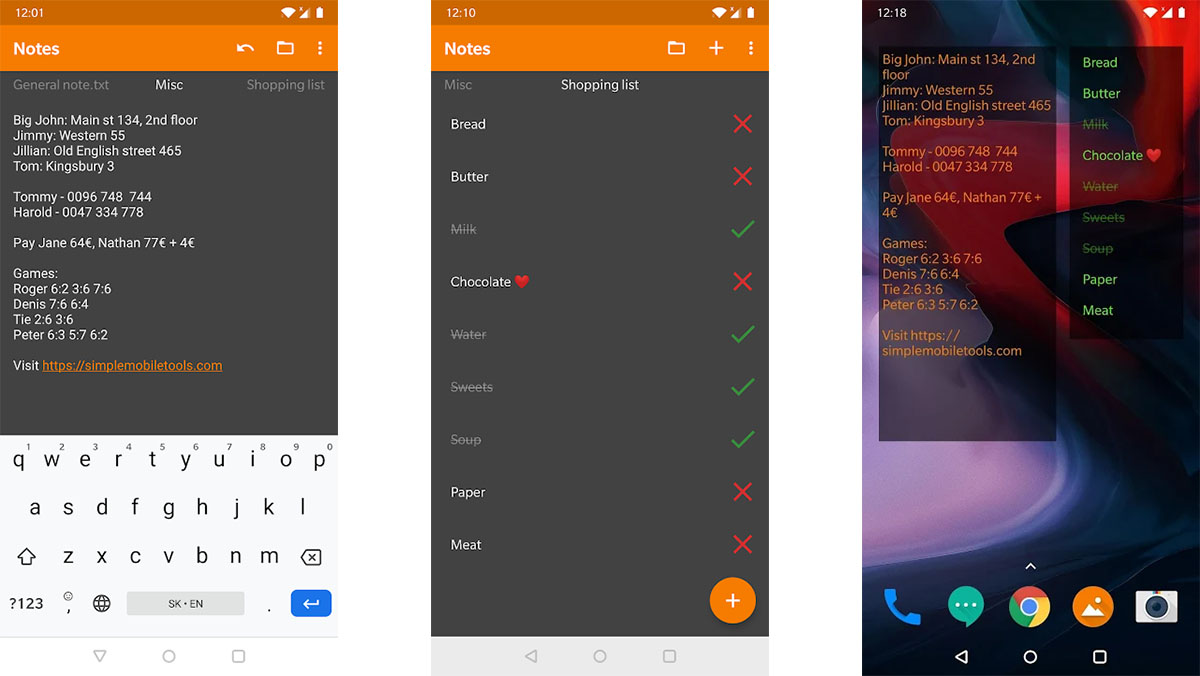 Simple Notes Pro es una de las mejores aplicaciones para tomar notas para Android