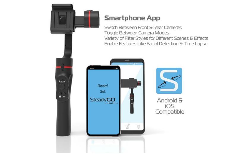 SteadyGo 3-Axis Motorized Smartphone Gimbal