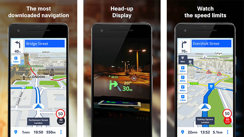 Sygic GPS es una de las mejores aplicaciones de navegación y aplicaciones gps para Android 