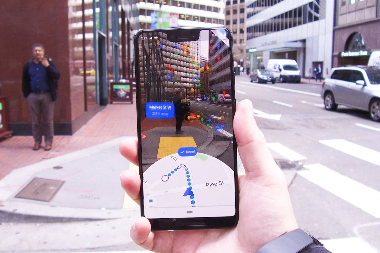 google maps realidad aumentada