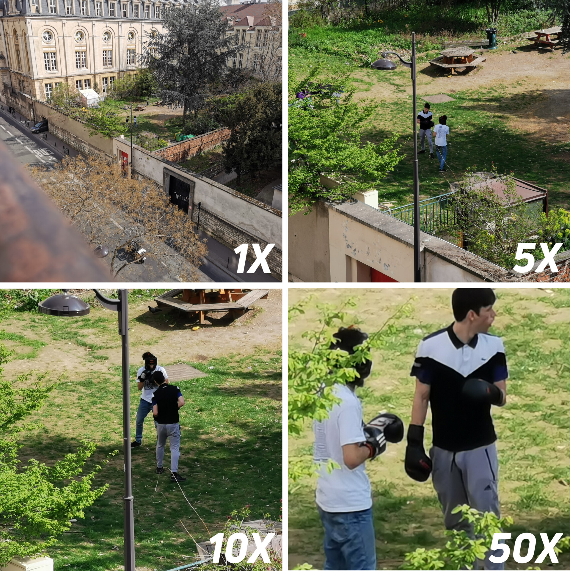 huawei p30 pro outdoor zoom 1x, 5x, 10x, 50x camera samples