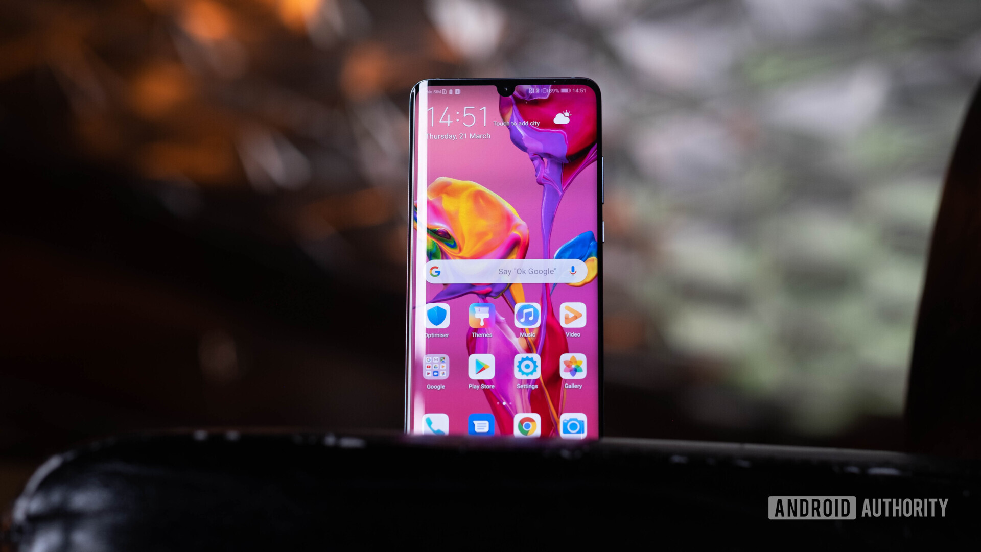 Huawei P30 Pro with an edge display