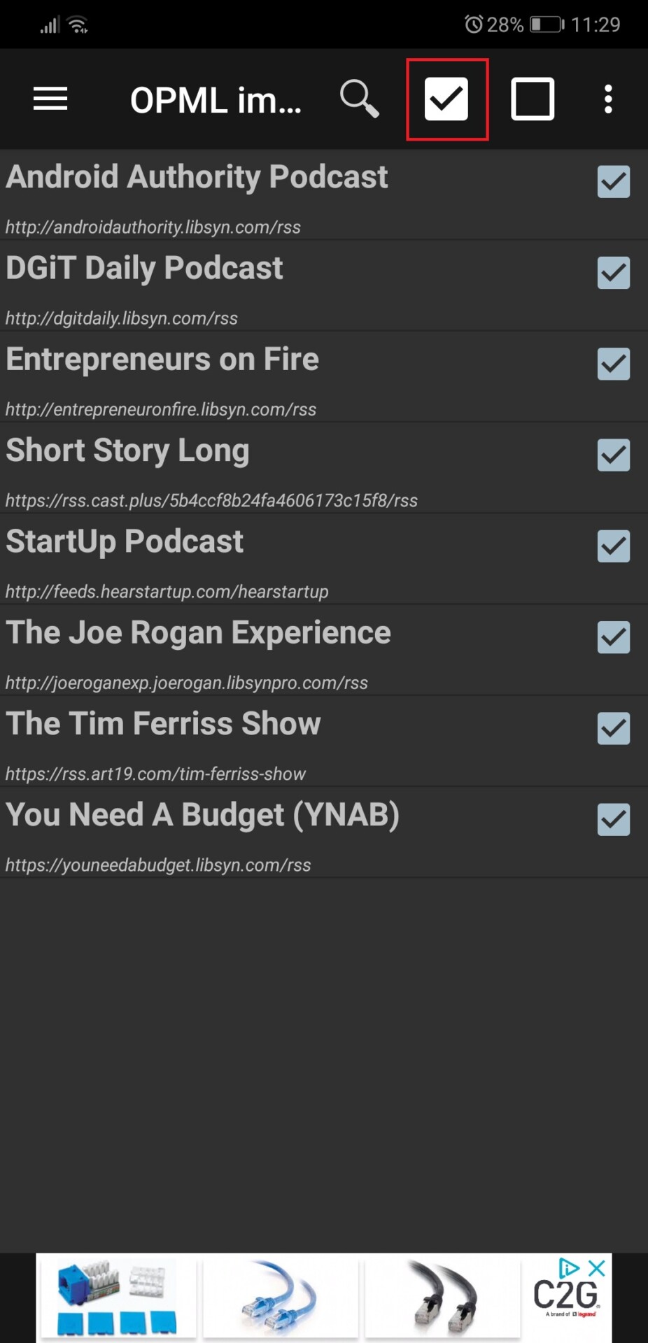 Podcast Addict screenshot