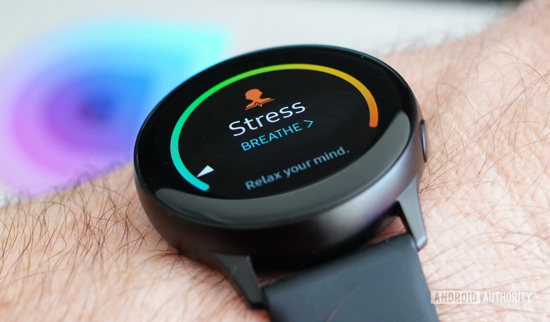 Samsung Galaxy Watch Active stress monitoring