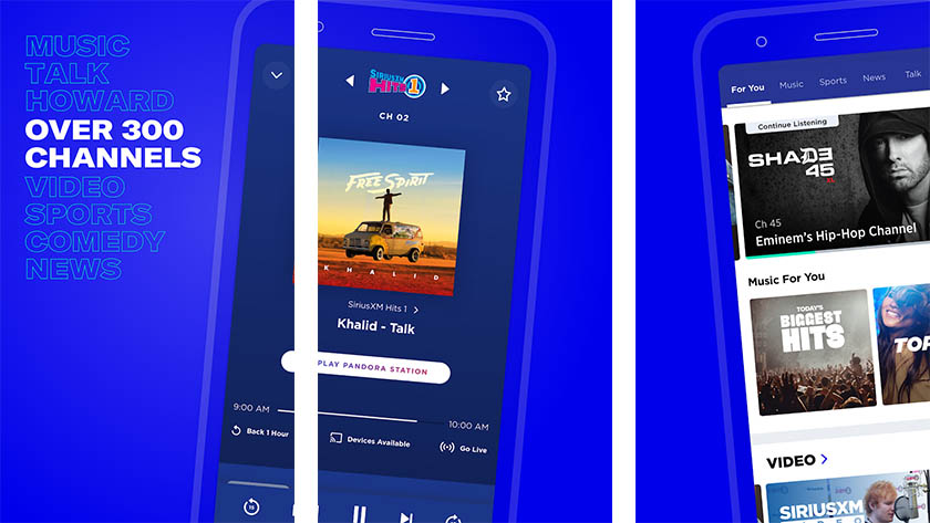 SiriusXM es una de las mejores aplicaciones de radio para Android