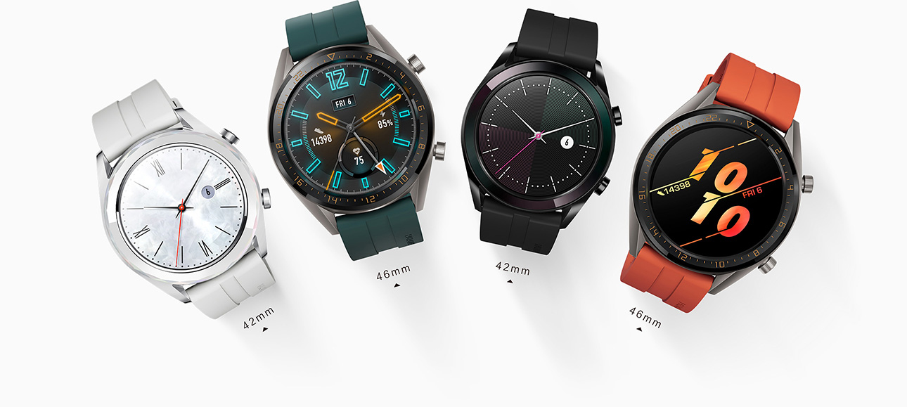 New Huawei Watch GT sizes and colors 