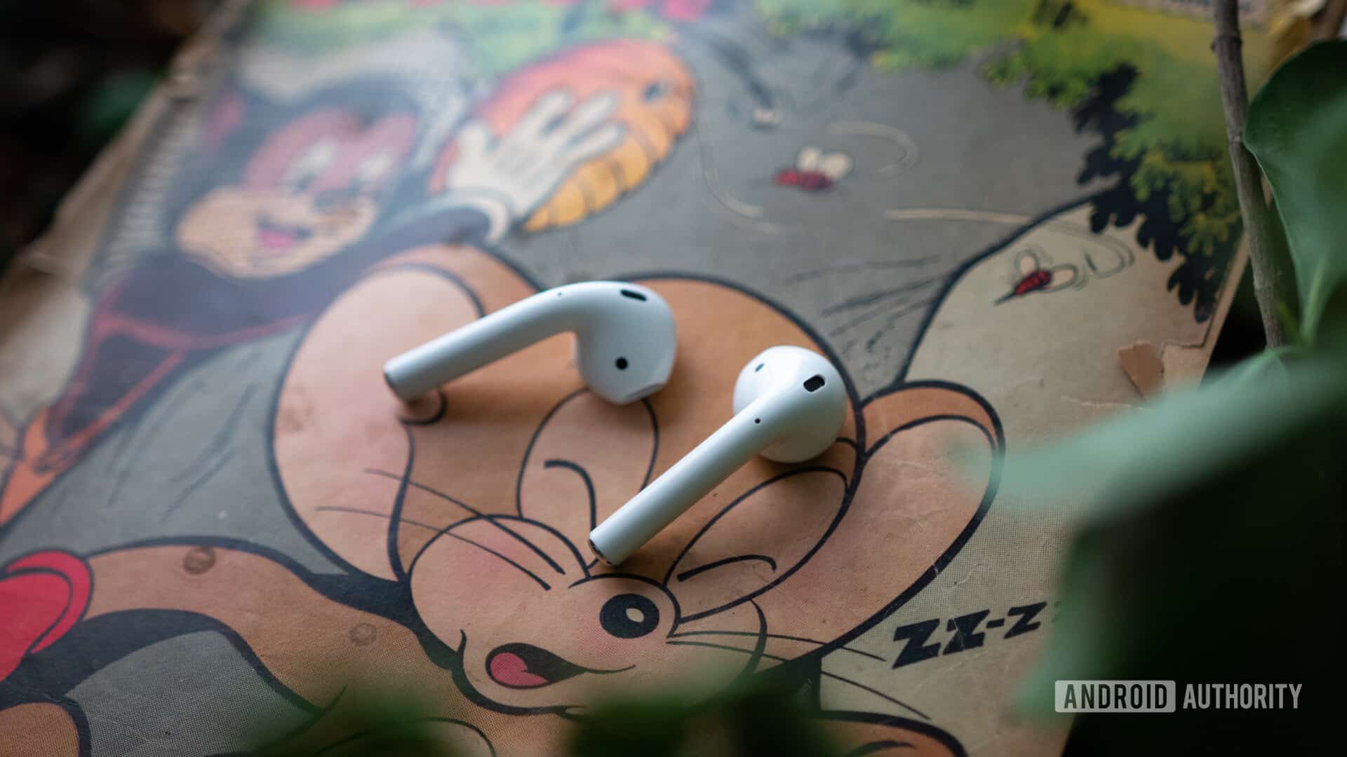 New AirPods 2 on comic book.