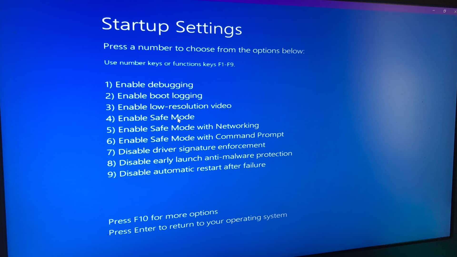 How To Boot Windows 10 In Safe Mode