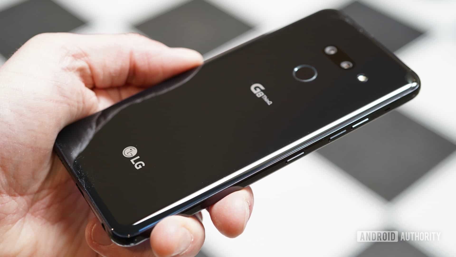 LG G8 ThinQ Review black back