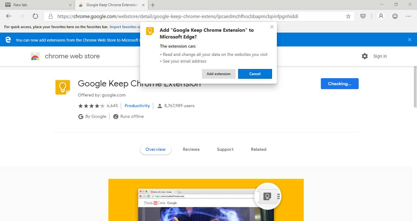 Chrome Website Screenshot