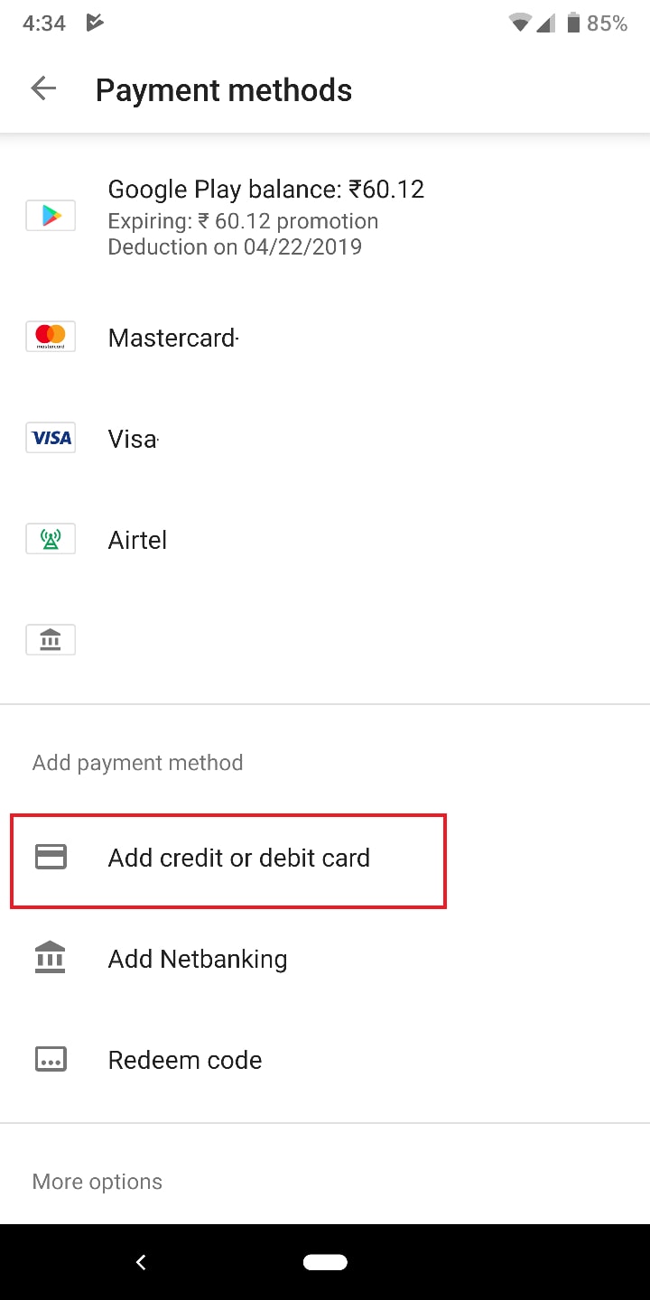 Google play store won t let me add payment method How To Use Google Play Store On An Android Device Android Authority