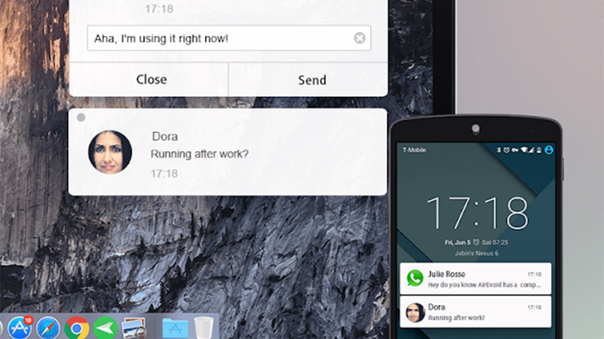 Las mejores aplicaciones de AirDroid para enviar mensajes de texto y SMS desde tu PC