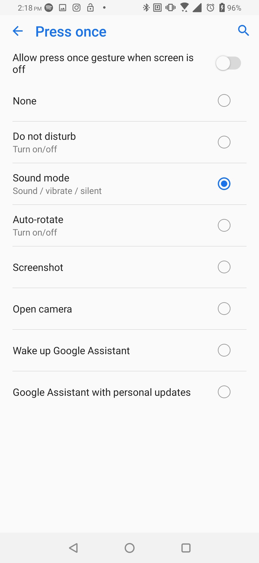 Asus Zenfone 6 - Quick actions menu 3