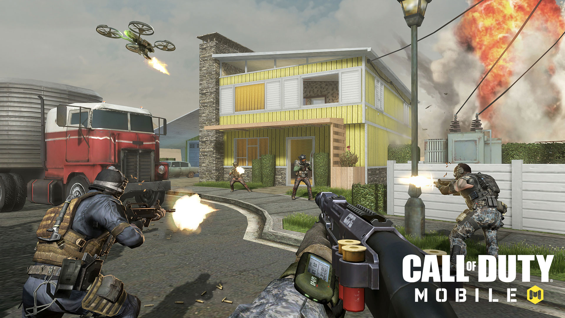 Nuketown in Call of Duty: Mobile.