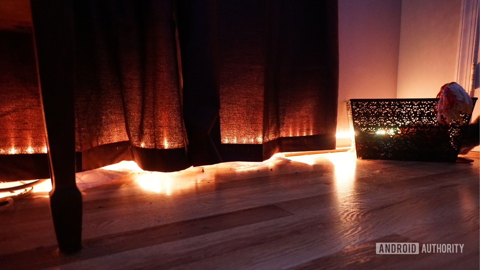 Govee LED Light Strip in Bedroom