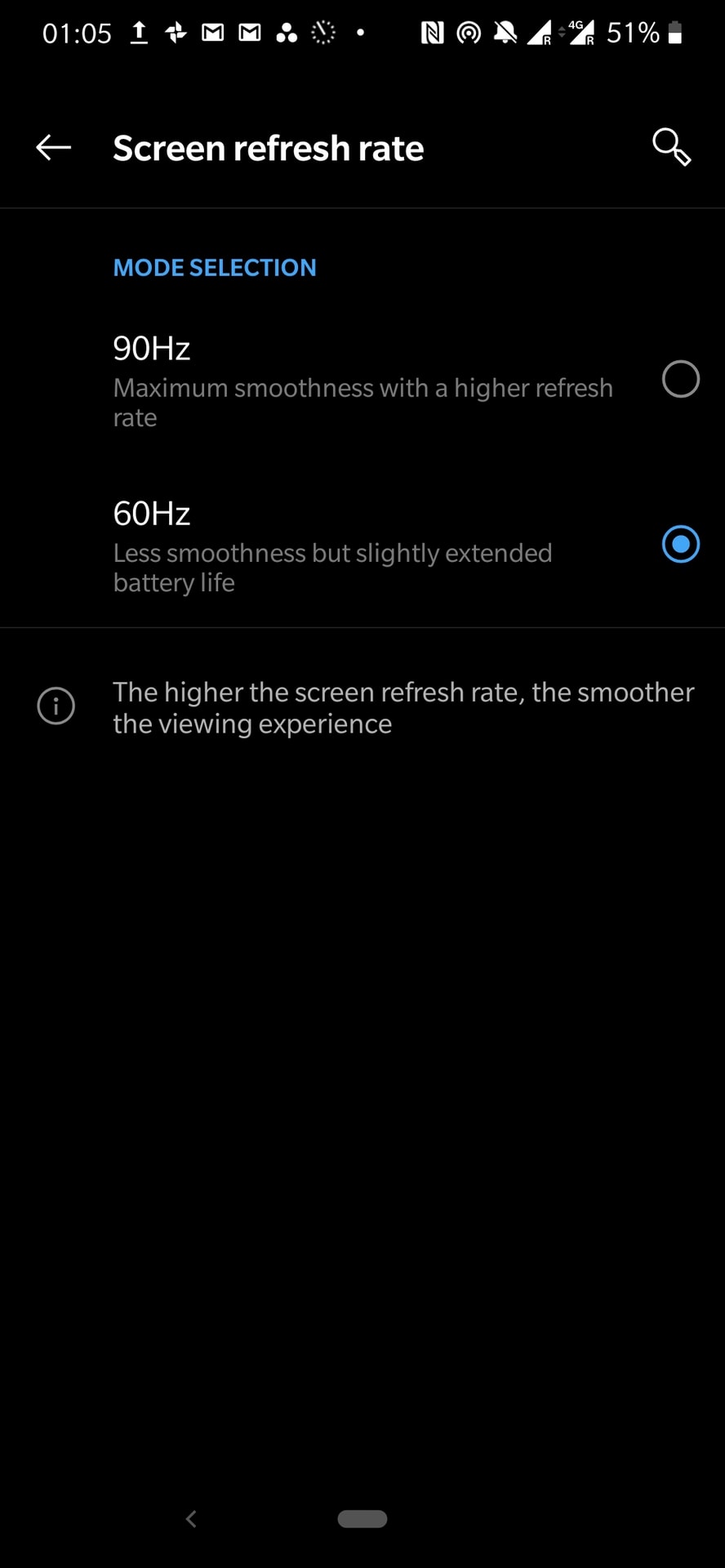 OnePlus 7 Pro Refresh Rate