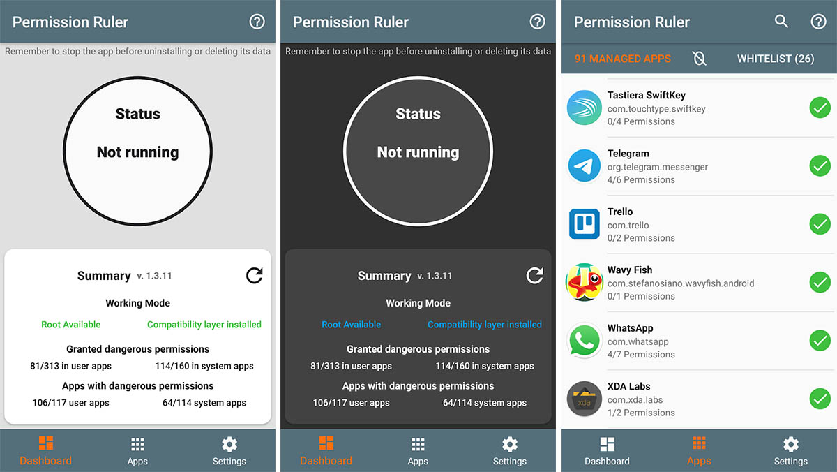 Permission Ruler es una de las mejores aplicaciones de root para Android