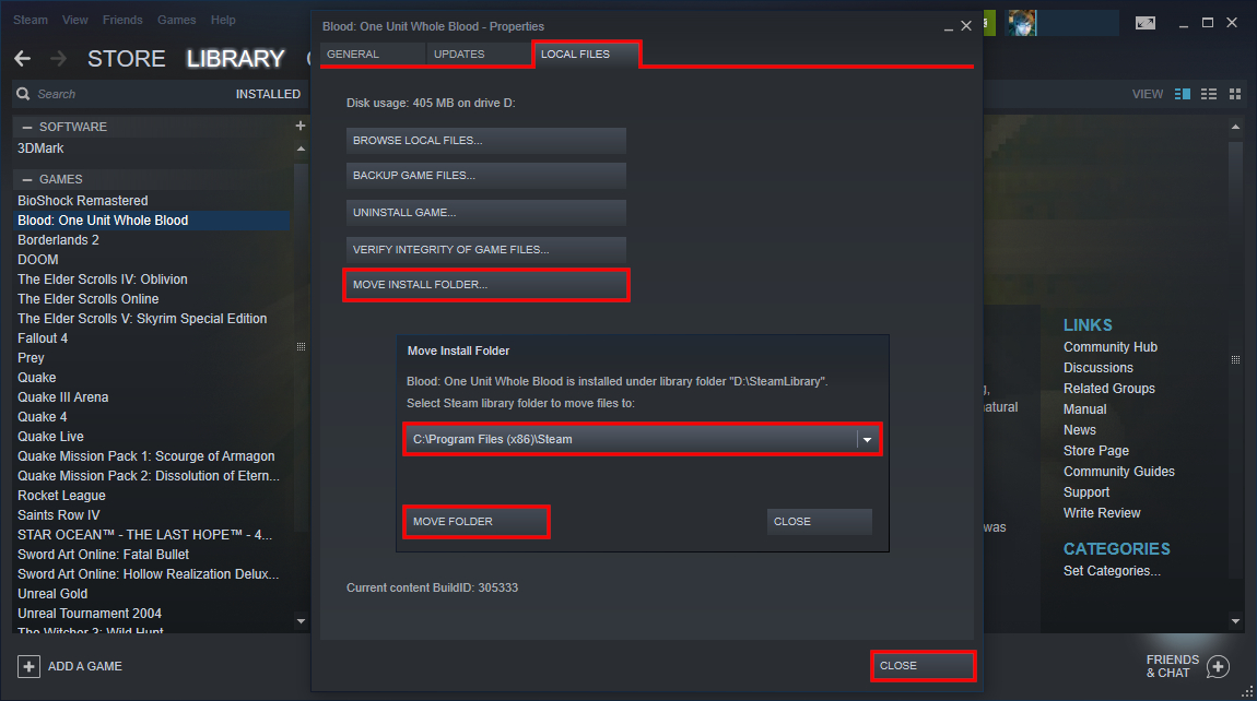 Steam Move Games - How to uninstall Steam games on Windows 10