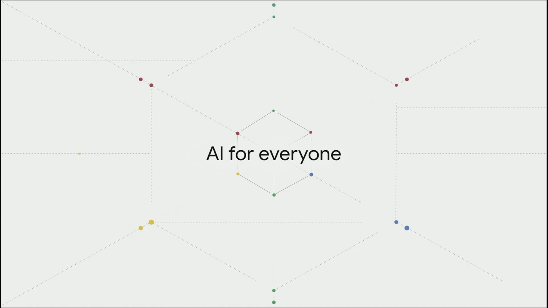 AI for everyone Google IO 2019 screenshot
