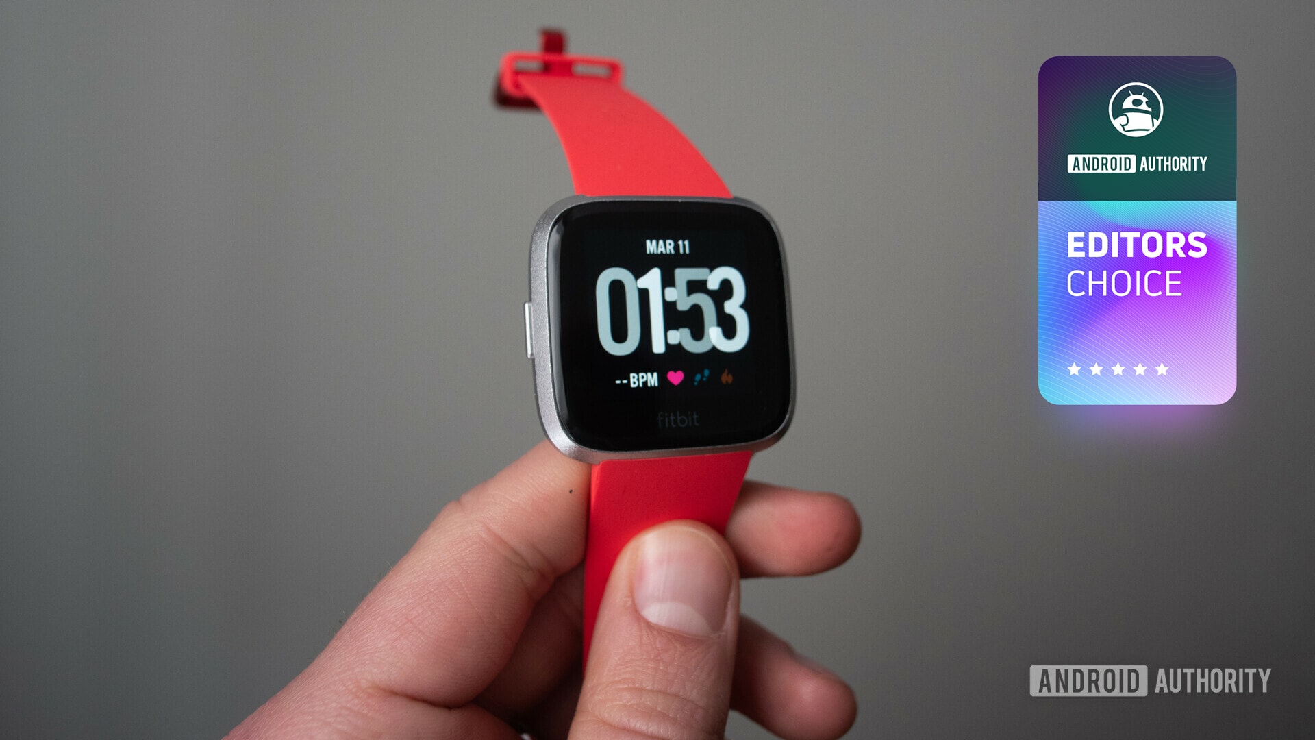 fitbit versa red and green light