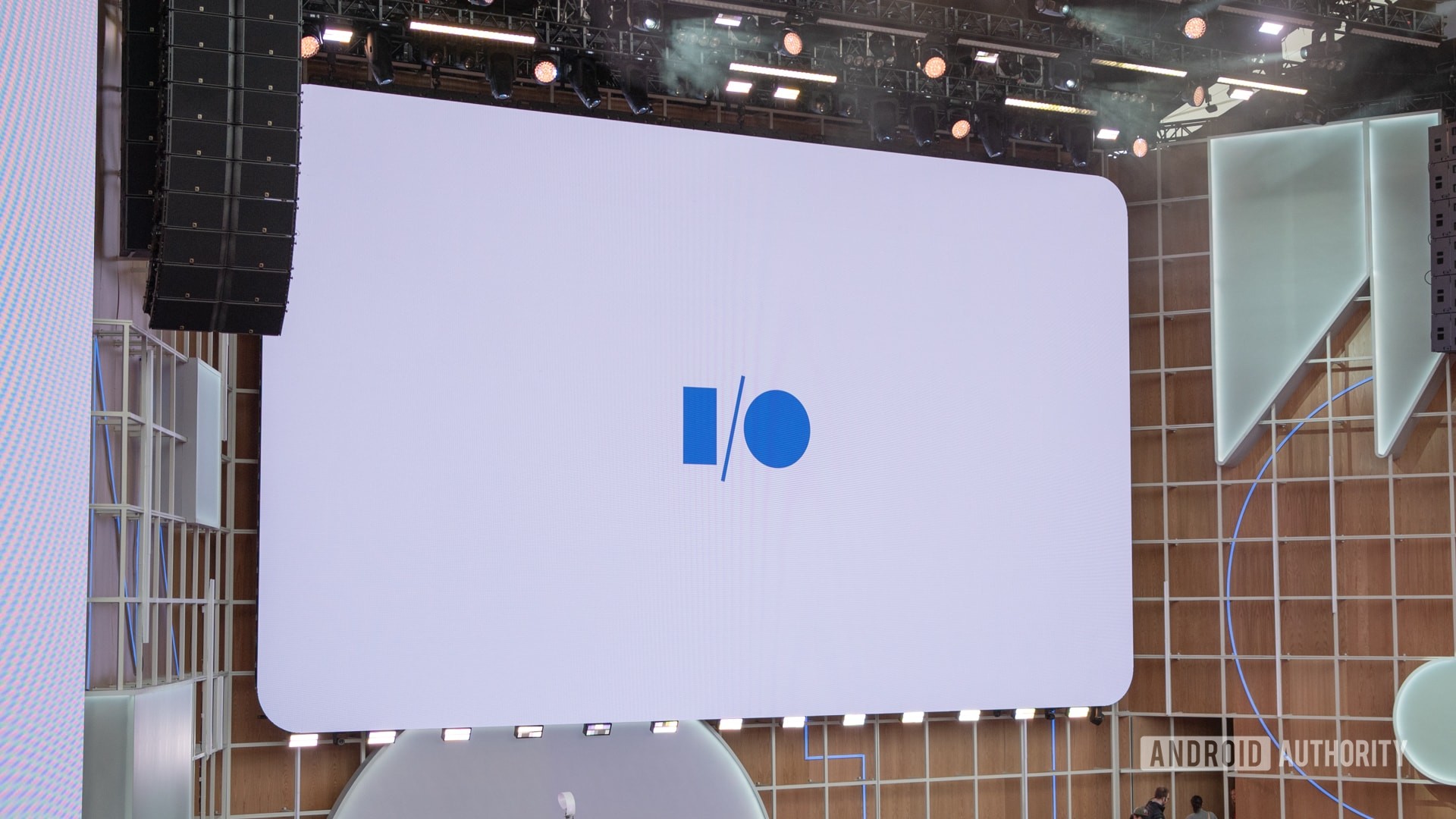 Logotipo de escenario de Google I / O 2019