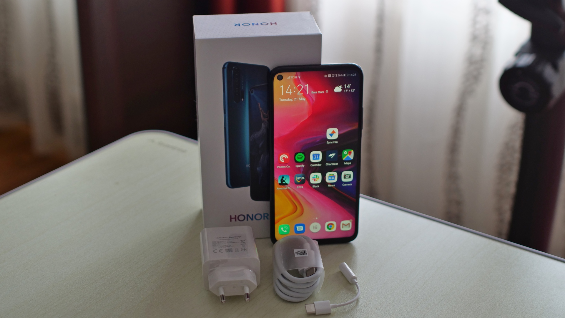 honor 20 pro box retail box package