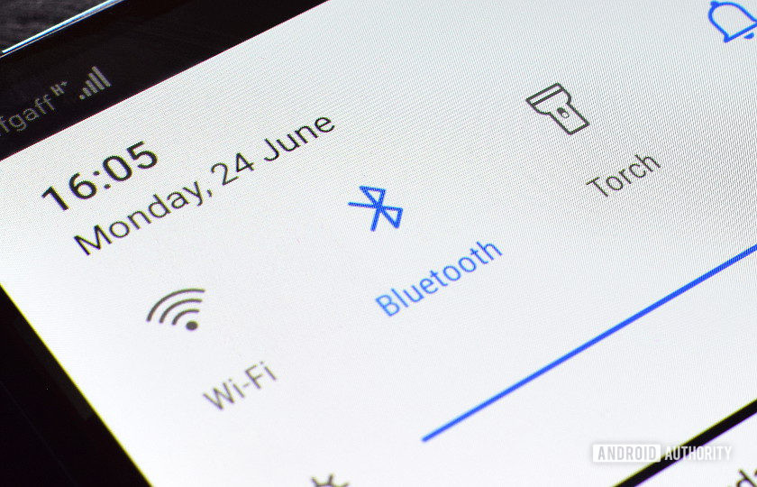 Icono de menú de notificación de Bluetooth de Android