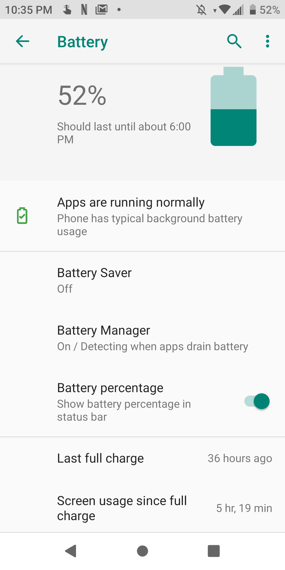 Coolpad Legacy Battery Manager