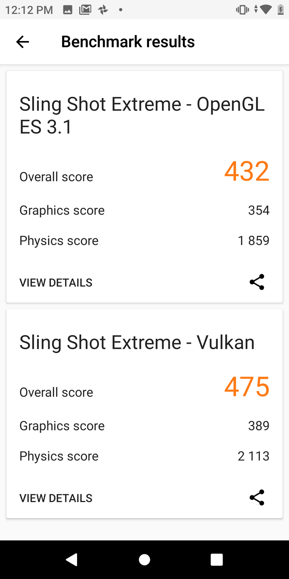 Coolpad Legacy Sling Shot Extreme results