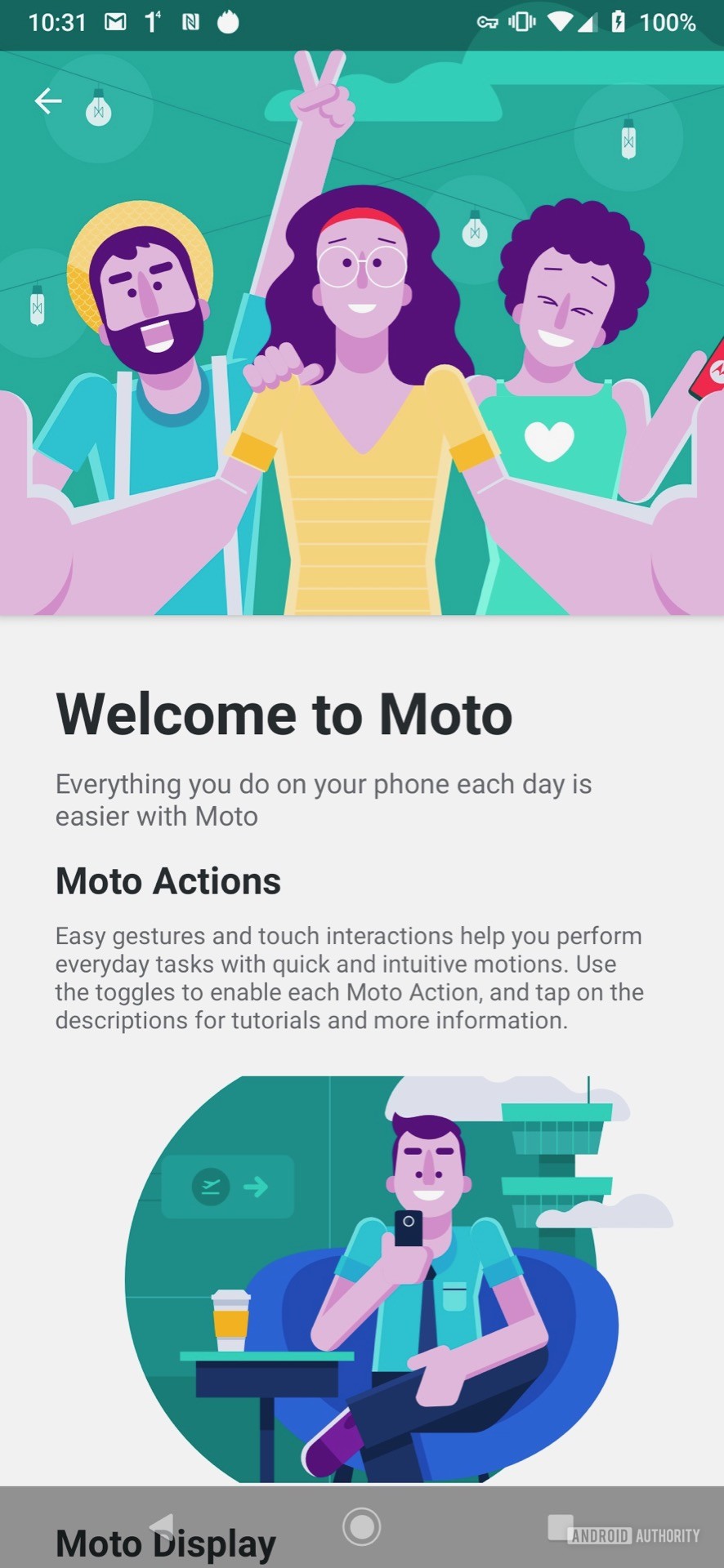 Motorola Moto Z4 Moto App