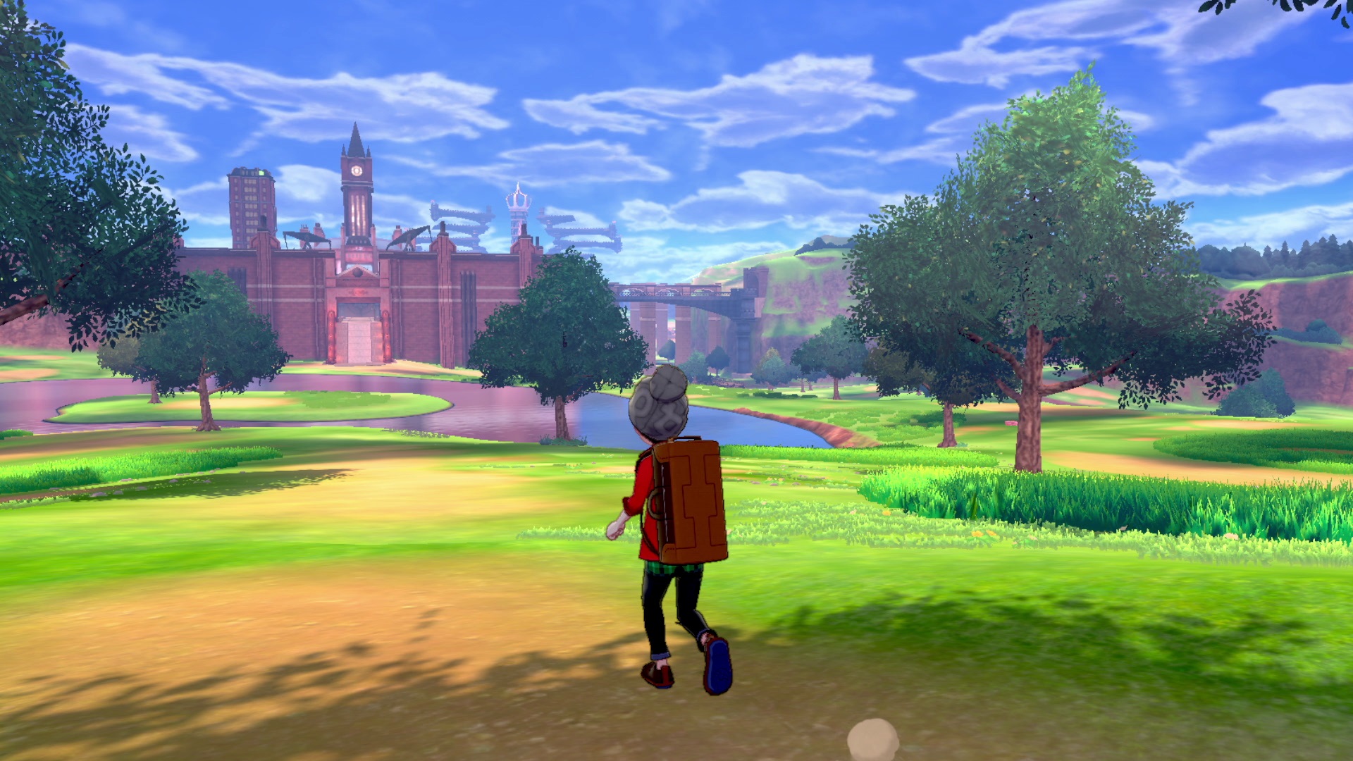 Pokemon Sword and Pokemon Shield screenshot wild area landscape