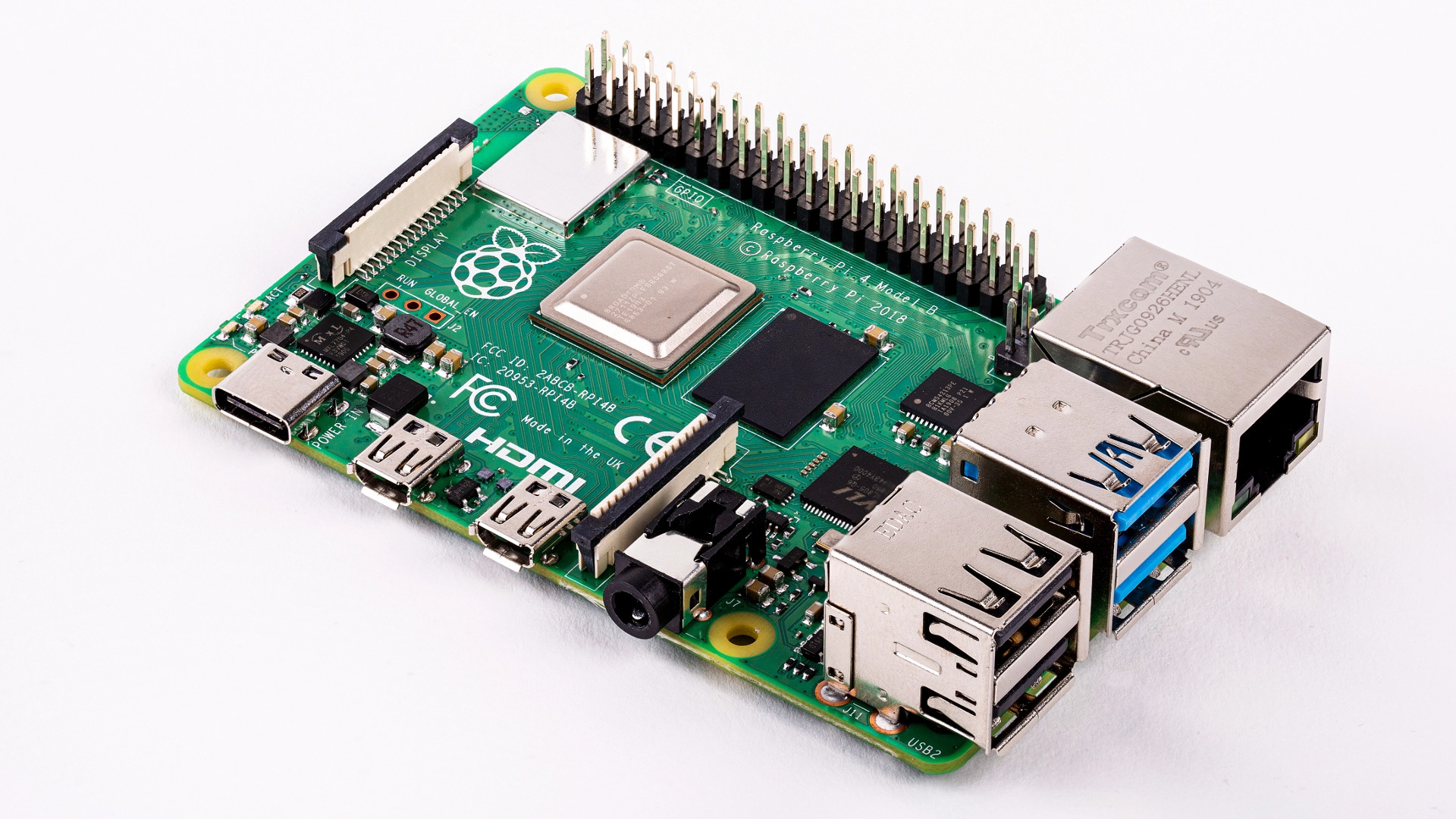 Raspberry Pi 4 Launches With More Powerful Processor and 4K Video