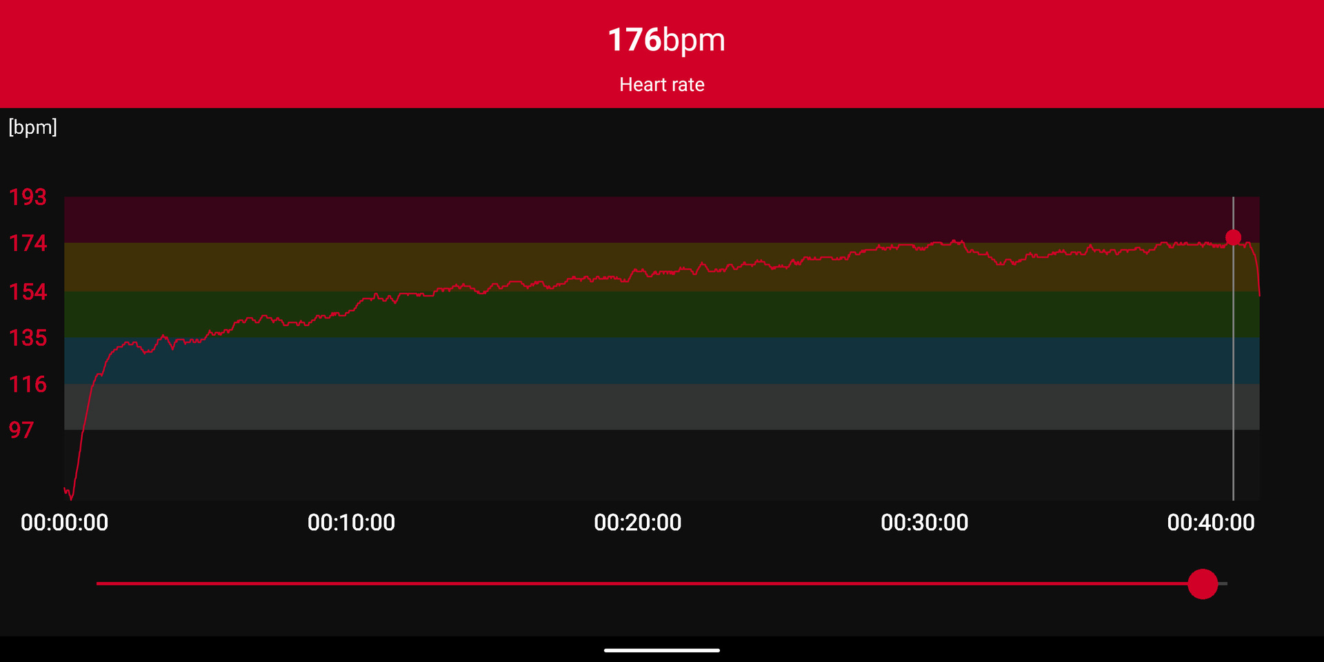 polar h10 heart rate stats