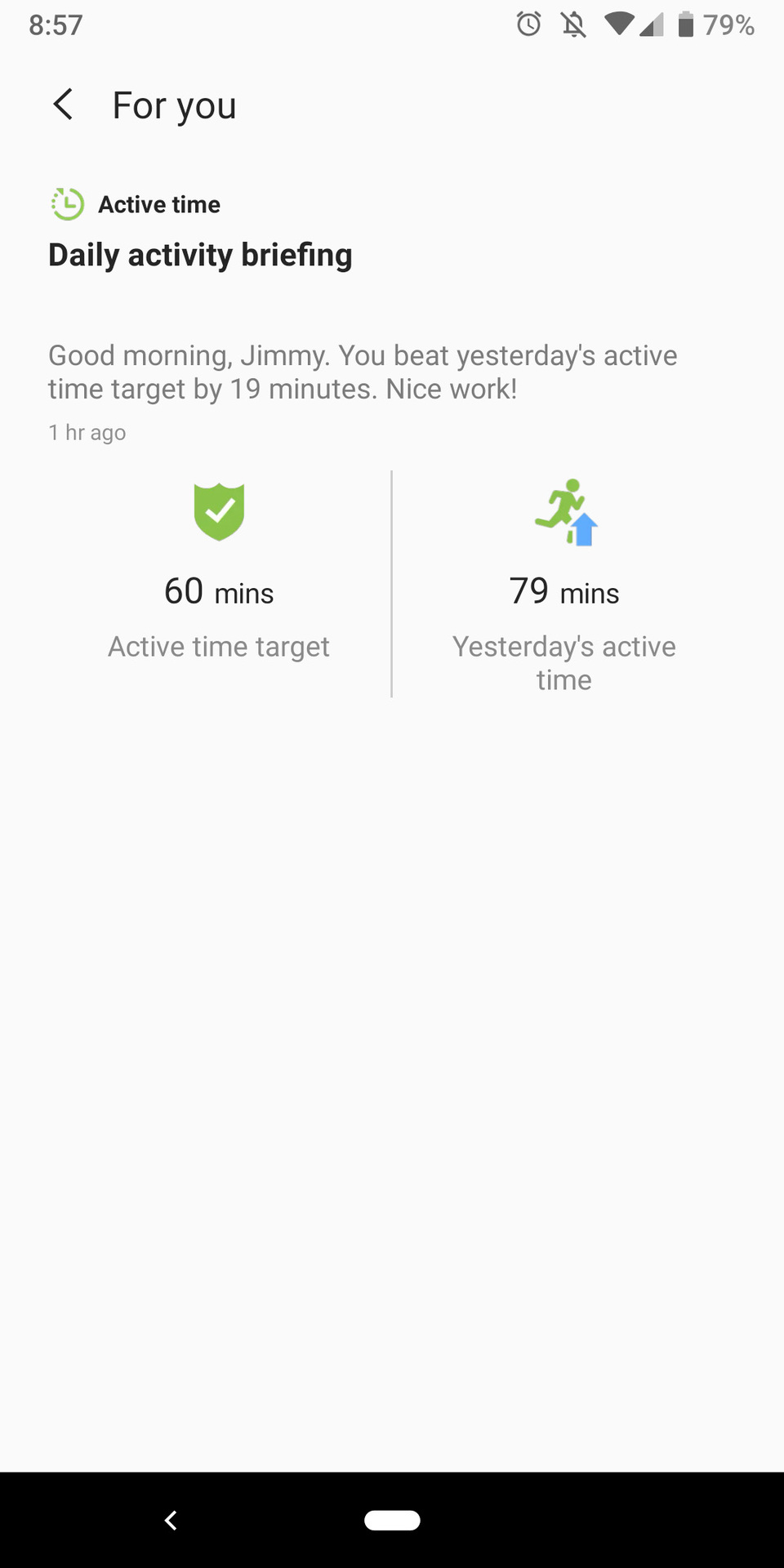 samsung health app insights for you