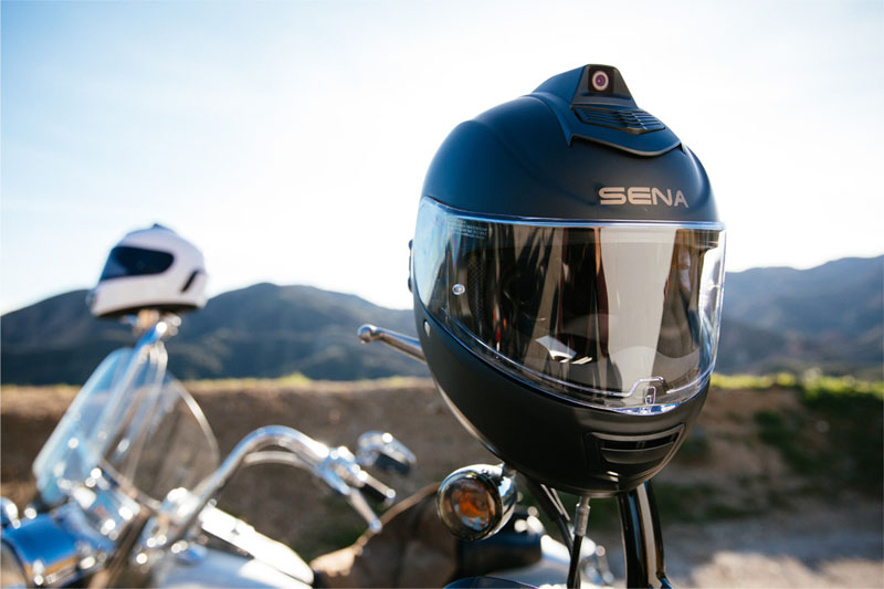 Best smart motorcycle helmets. Sena Momentum Inc Pro.