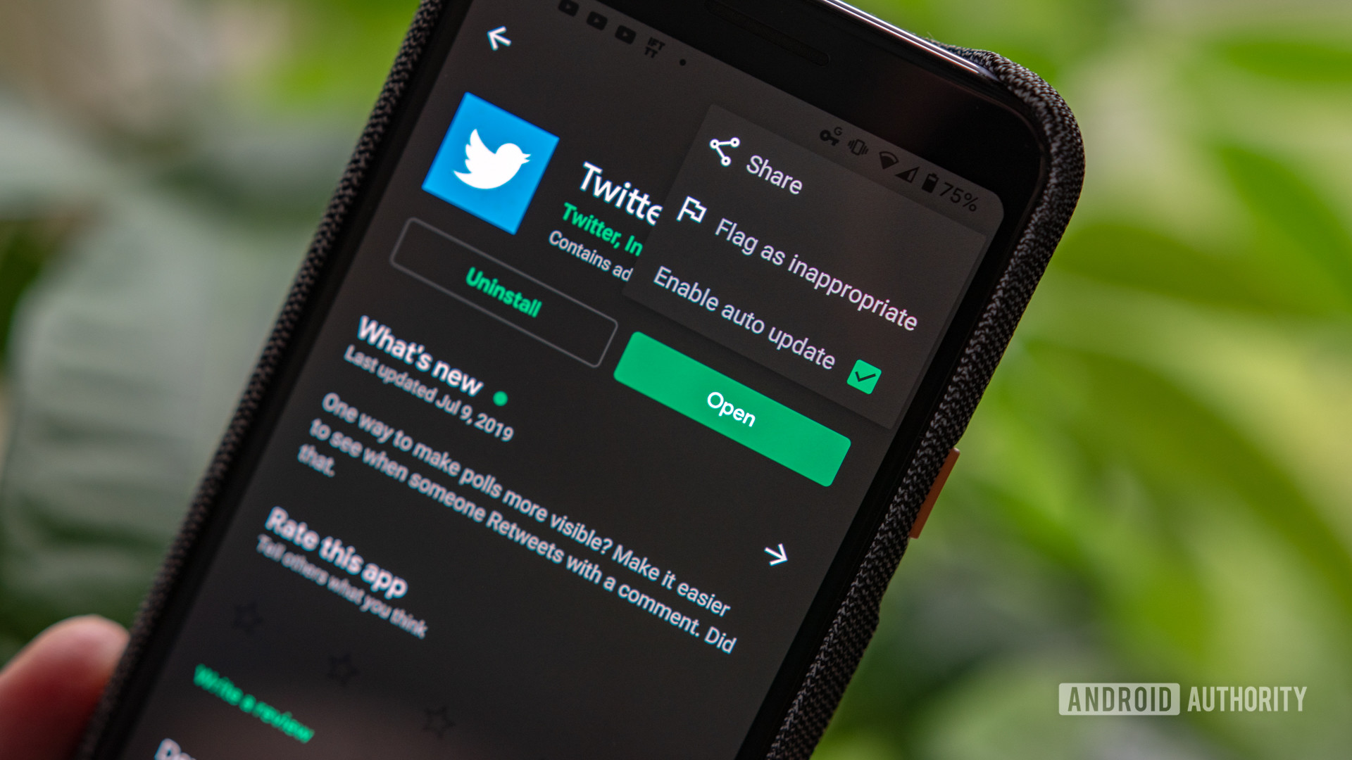 Twitter for Android Play Store Updates
