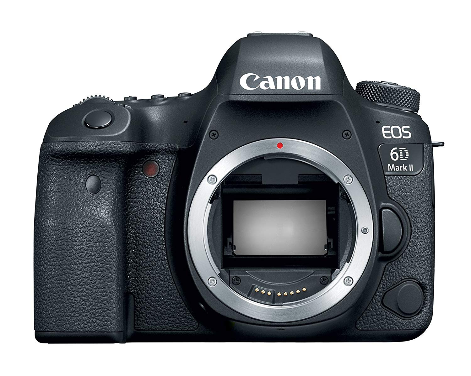 Canon EOS 6D Mark II front side without lens.