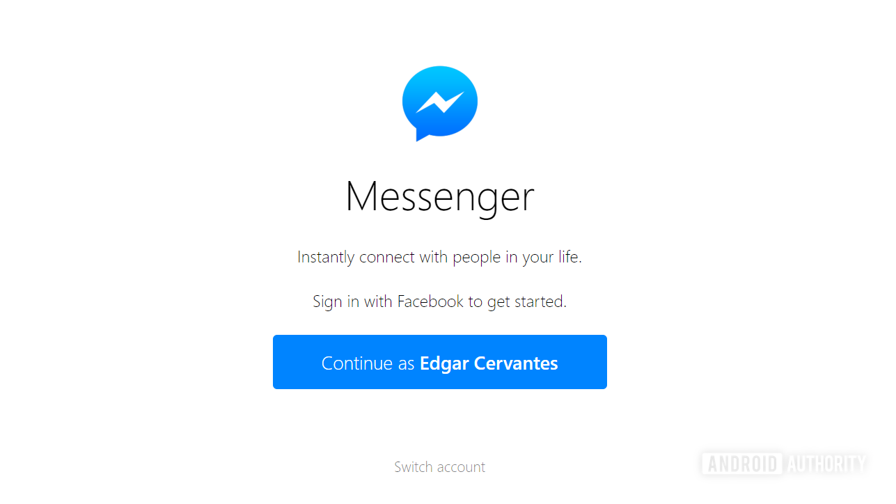 Facebook Messenger web