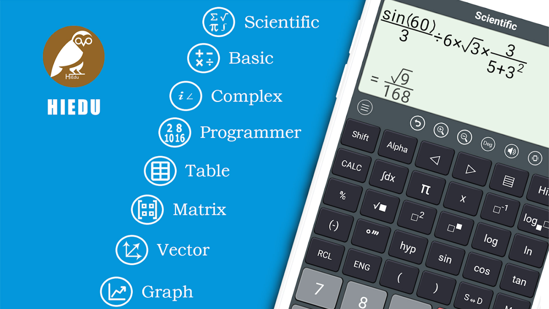 HiEdu Scientific Calculator screenshot 2020