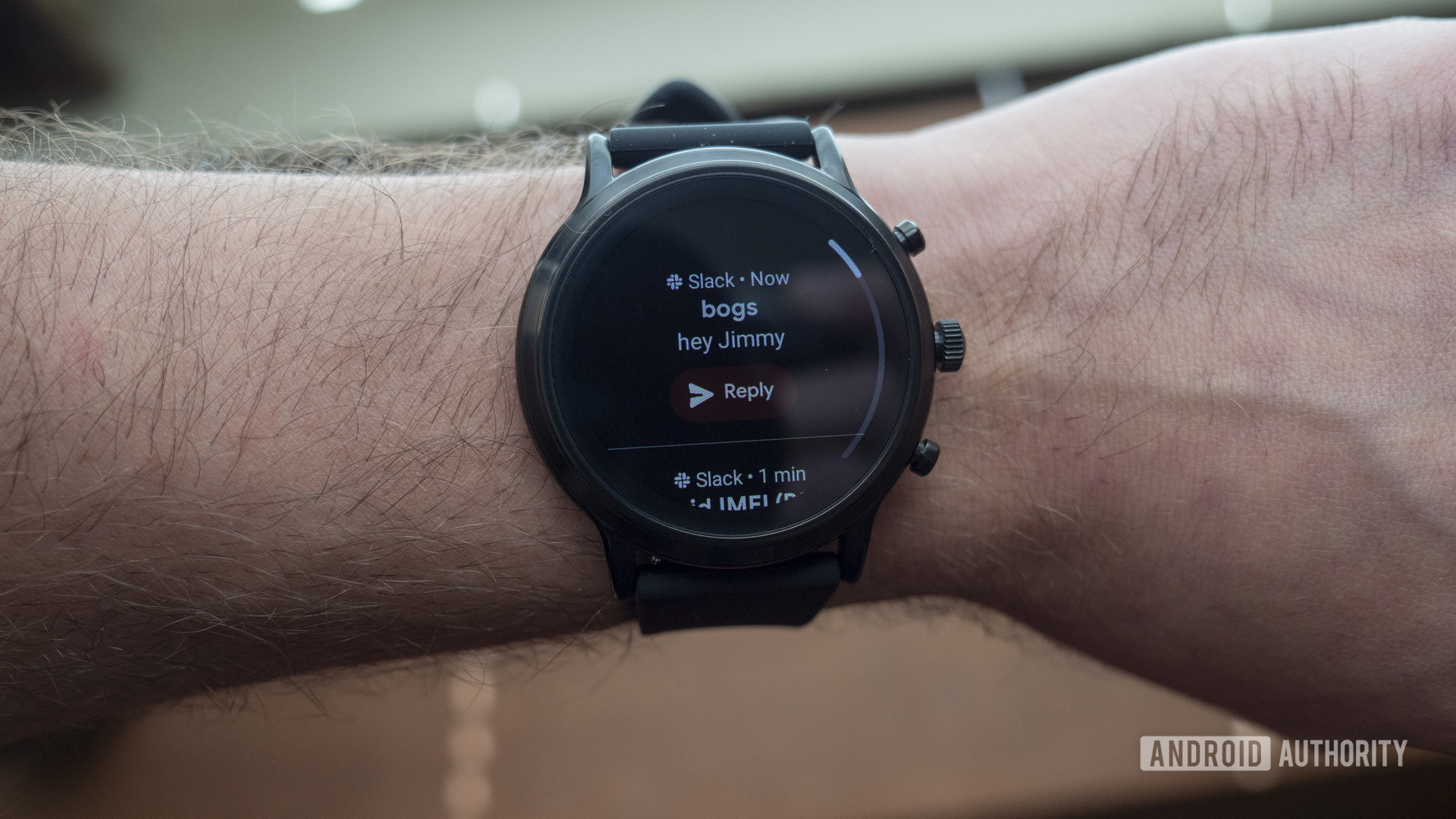 fossil gen 5 smartwatch review notifications slack