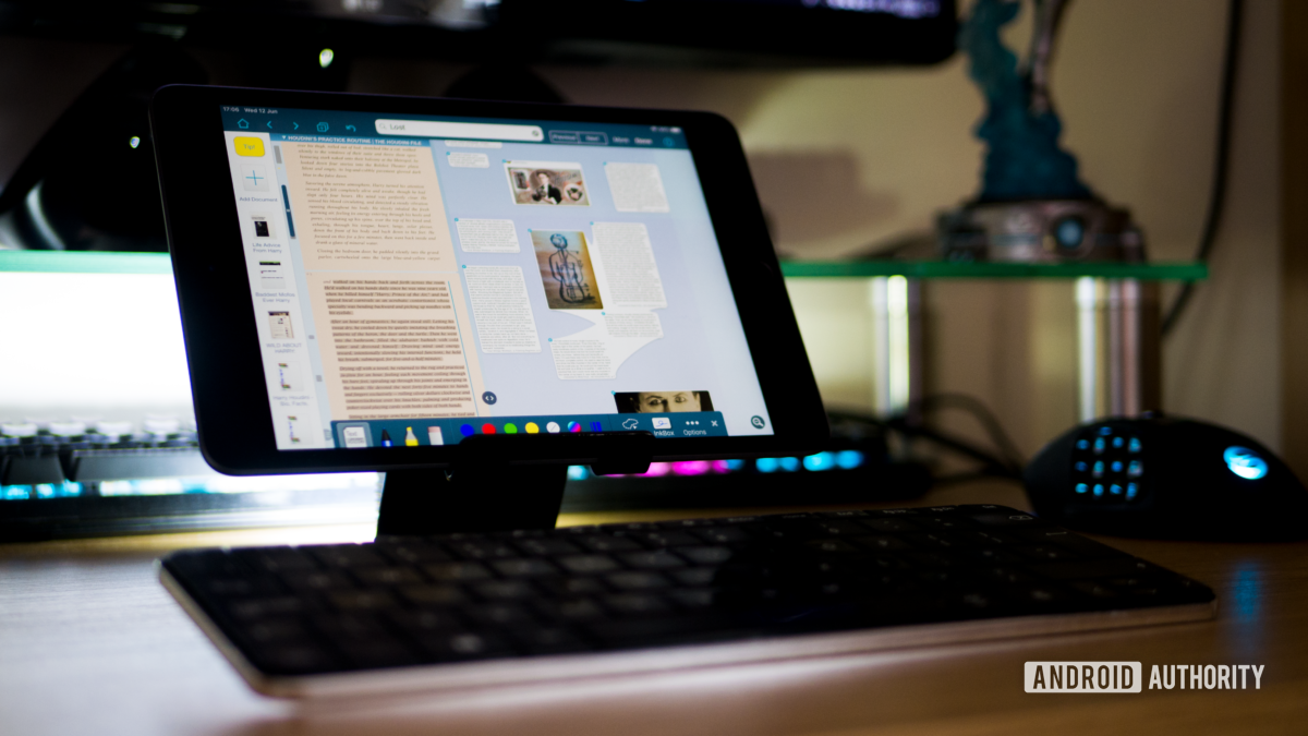 iPad Mini 5 Workflow Writing Working Online