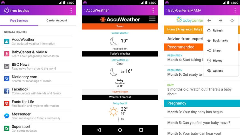 Una de las mejores aplicaciones para Android de septiembre, Free Basics